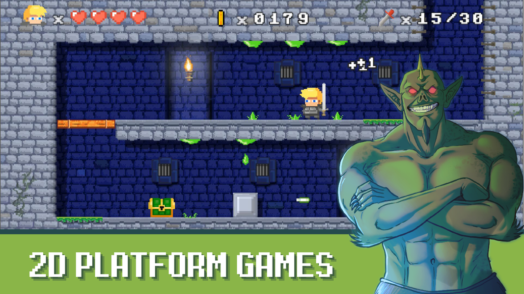 KoA : Platformer games 2d - Gameplay image of android game