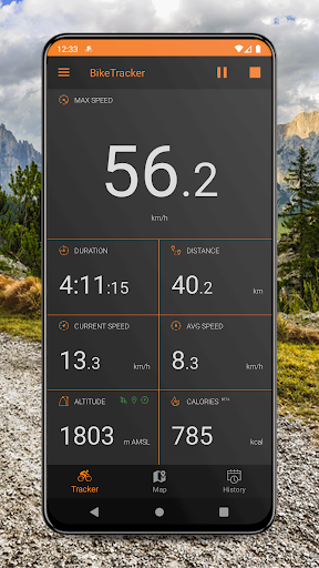 Bike Tracker: Cycling & more - Image screenshot of android app