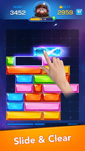 Jewel Sliding® - Block Puzzle - Gameplay image of android game