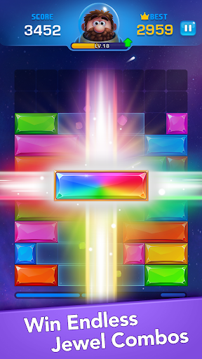 Jewel Sliding® - Block Puzzle - Gameplay image of android game