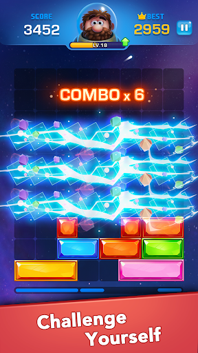 Jewel Sliding® - Block Puzzle - Gameplay image of android game