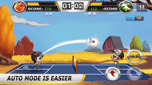 Badminton 3D - Gameplay image of android game