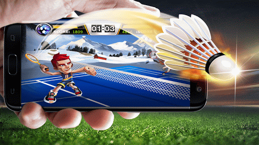 Badminton 3D - Gameplay image of android game