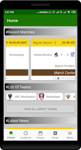 League One Of EN Football - عکس برنامه موبایلی اندروید