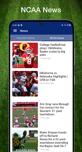 Superfan: College Football - عکس برنامه موبایلی اندروید