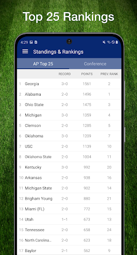 Superfan: College Football - عکس برنامه موبایلی اندروید