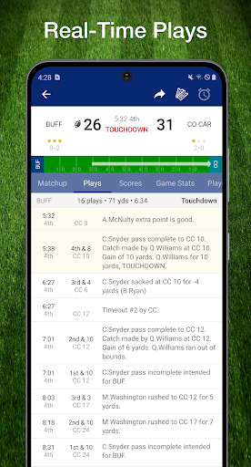 Scores App: College Football - عکس برنامه موبایلی اندروید