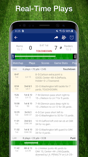 Football NFL Live Scores, Stats, & Schedules 2021 - Image screenshot of android app