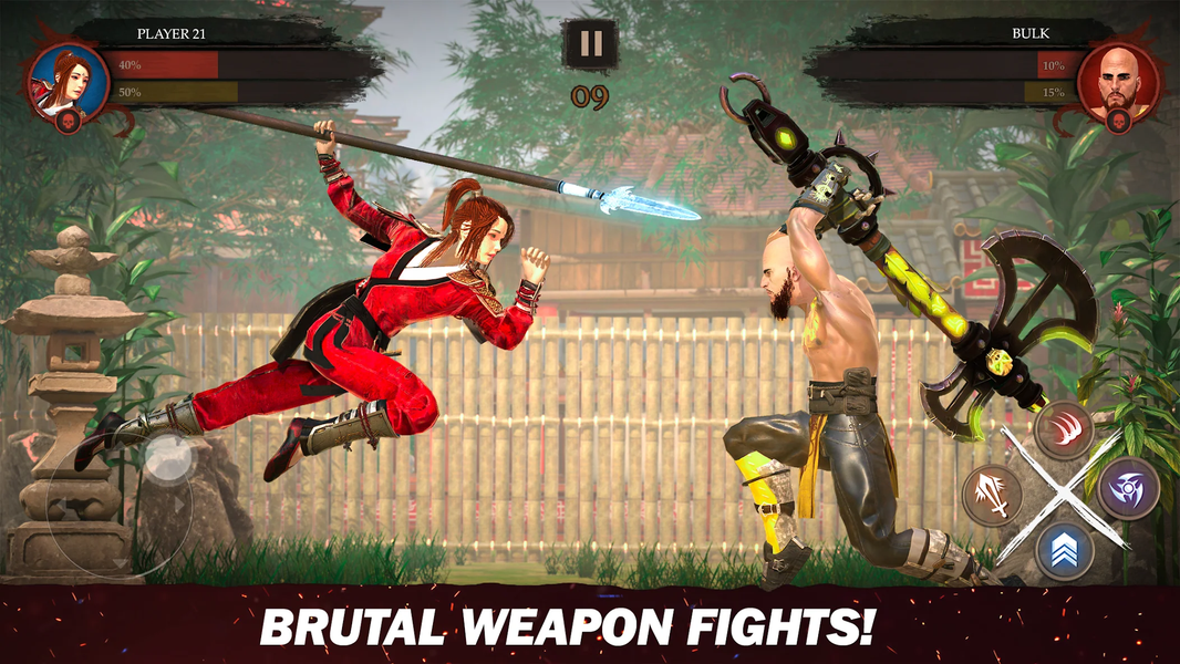 Ninja Master RPG Fighting Game - Gameplay image of android game