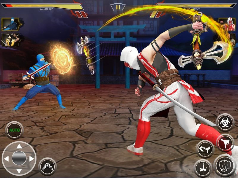 Ninja Master RPG Fighting Game - Gameplay image of android game