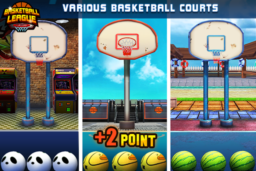 Basketball League -Throw Match - عکس بازی موبایلی اندروید