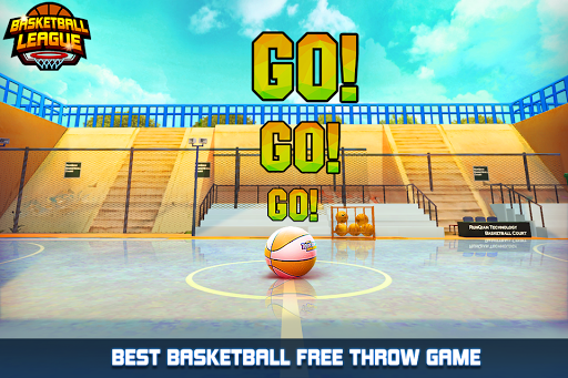 Basketball League -Throw Match - Gameplay image of android game