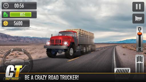Crazy Trucker - Gameplay image of android game