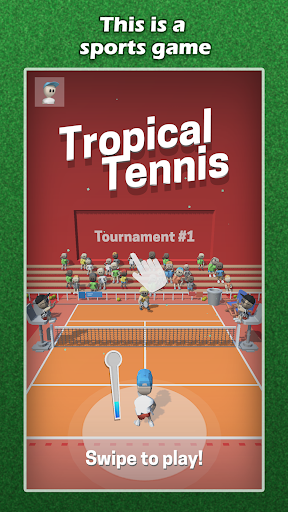 Flicks Tennis Free - Casual Ball Games 2020 - Gameplay image of android game