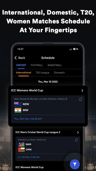 SportsTiger Live Score & News - عکس برنامه موبایلی اندروید