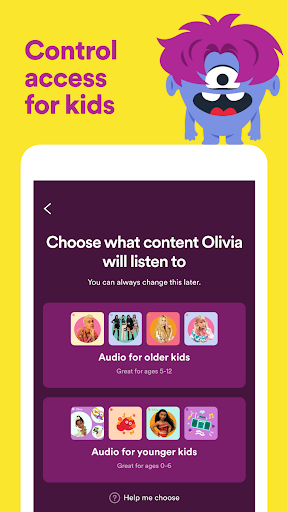 Spotify Kids - Image screenshot of android app