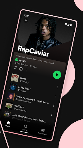 Spotify: Music and Podcasts - Image screenshot of android app