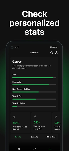 must.fm for Spotify Stats - عکس برنامه موبایلی اندروید