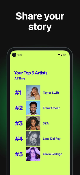 must.fm for Spotify Stats - عکس برنامه موبایلی اندروید