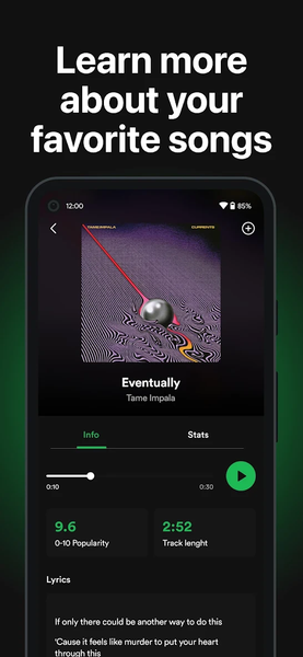 must.fm for Spotify Stats - عکس برنامه موبایلی اندروید