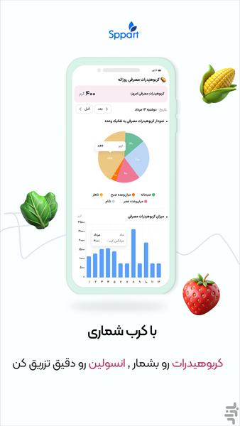 اسپارت | رژیم غذایی و مدیریت دیابت - عکس برنامه موبایلی اندروید