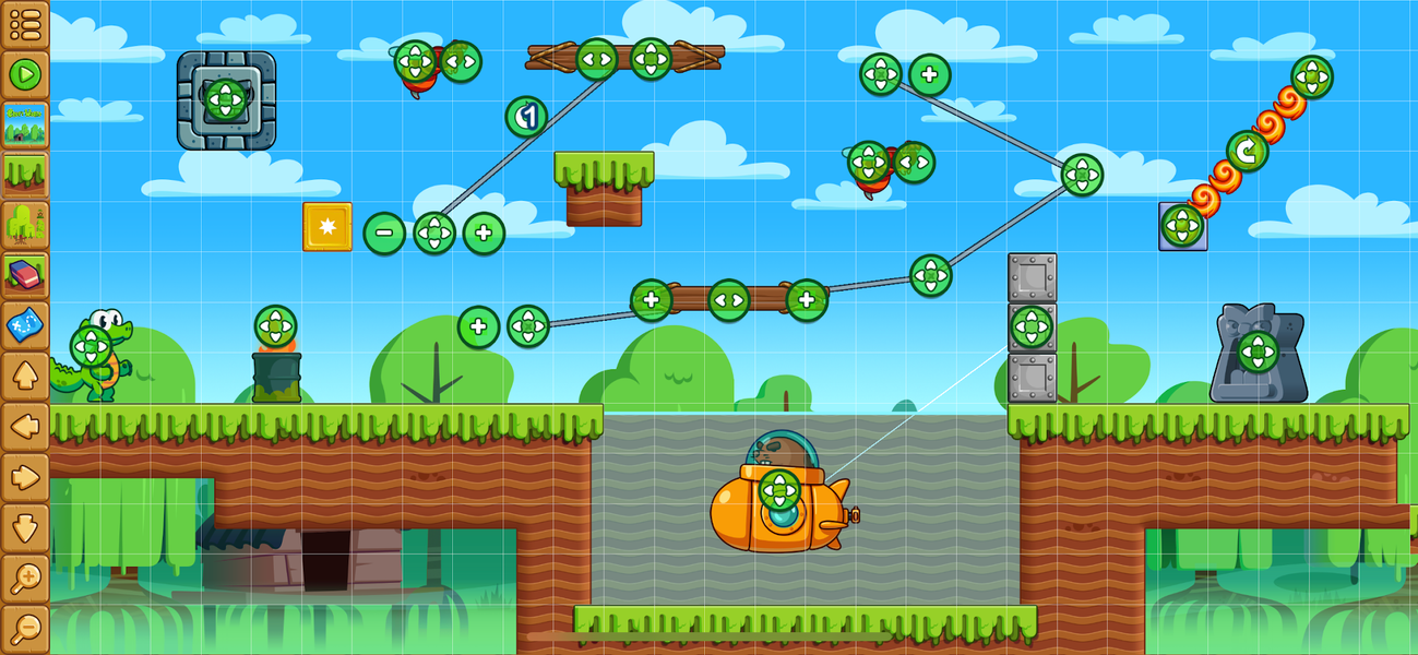 Crocs World Construction Kit 2 - Gameplay image of android game
