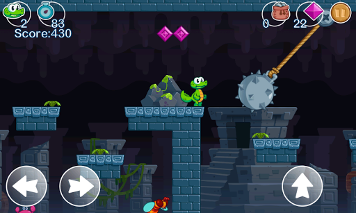 Croc's World - Gameplay image of android game