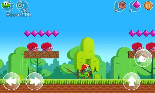 Croc's World - Gameplay image of android game