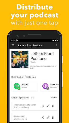 Podcast Studio - عکس برنامه موبایلی اندروید