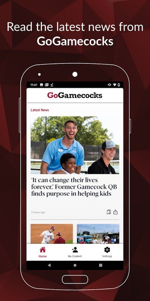 GoGamecocks USC Sports News - Image screenshot of android app