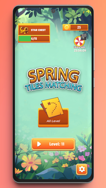 Spring Tiles Matching - عکس بازی موبایلی اندروید