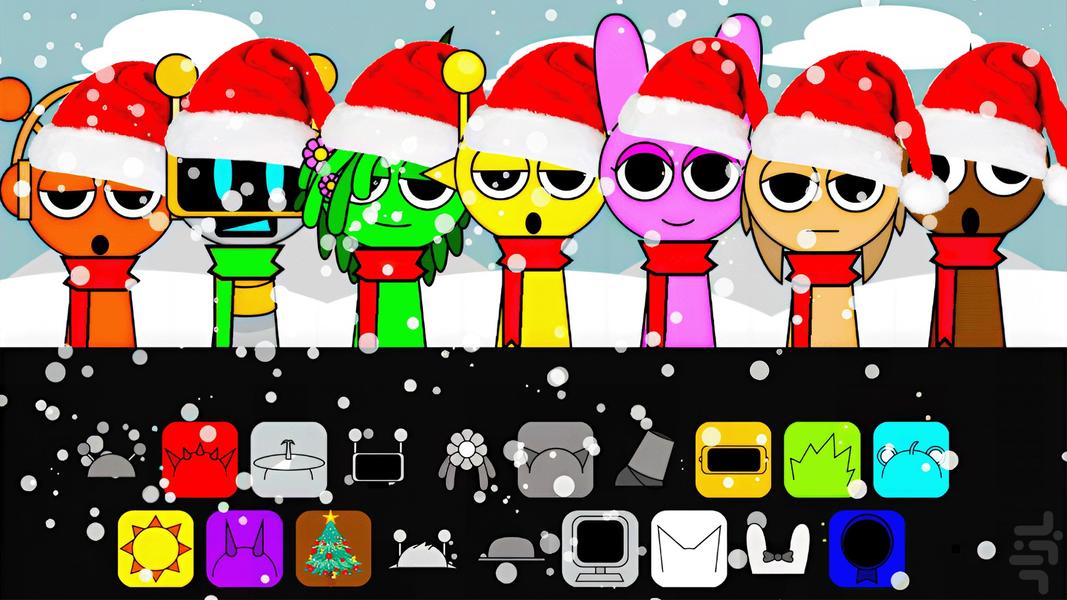 Sprunki Christmas - Gameplay image of android game