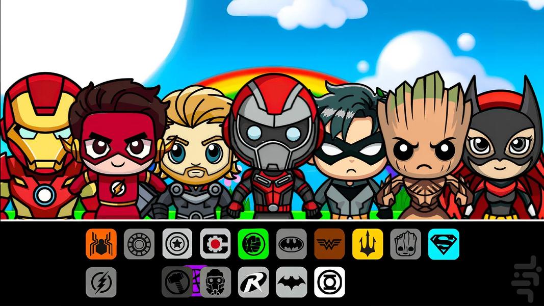 Sprunki Super Heroes - عکس بازی موبایلی اندروید
