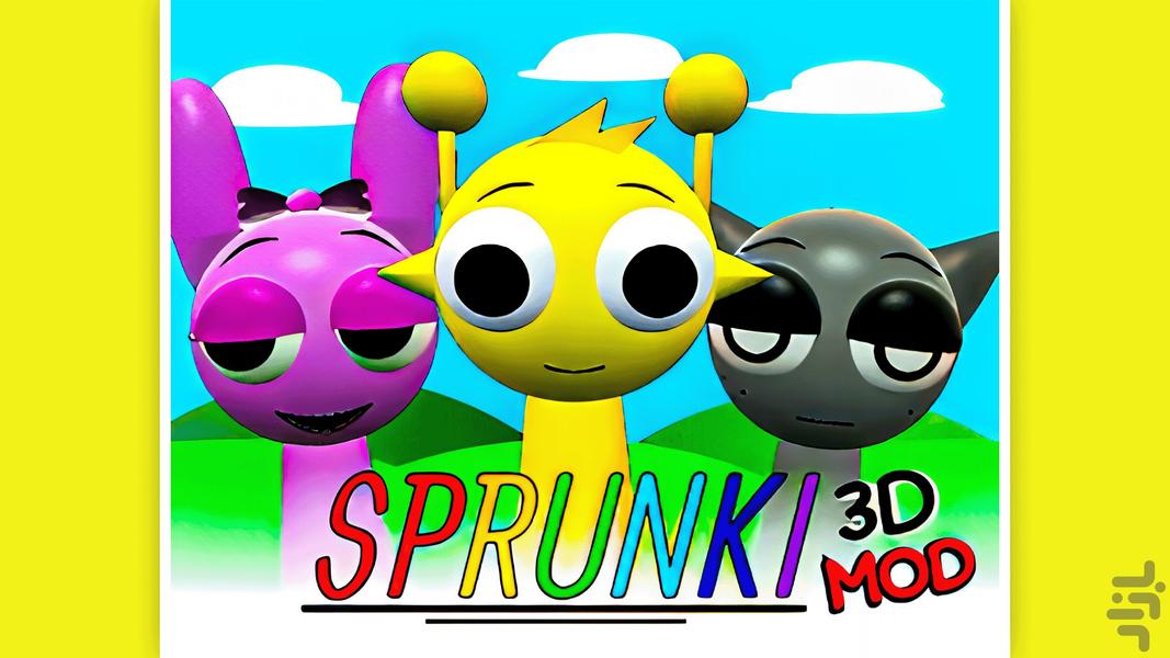 Sprunki ۳D Mod - عکس بازی موبایلی اندروید