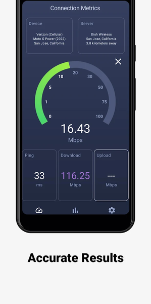 Rocket Speed Test - عکس برنامه موبایلی اندروید