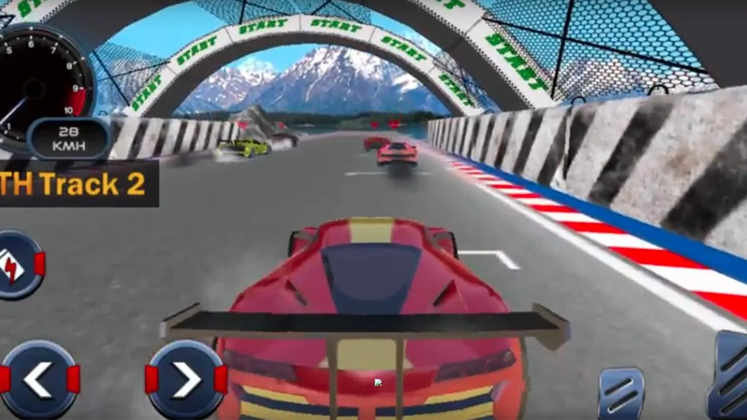 Superheroes Car Racing Stunts - عکس بازی موبایلی اندروید
