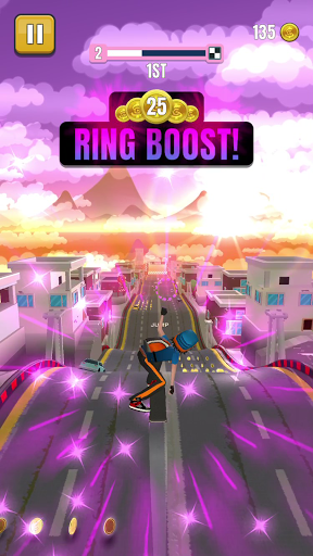 Faily Skater Street Racer - Gameplay image of android game