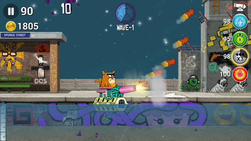 Spunge Invaders - عکس بازی موبایلی اندروید