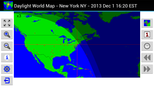 Daylight World Map - Image screenshot of android app