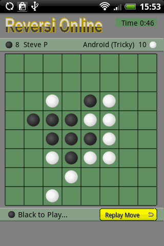 Reversi Online - Gameplay image of android game