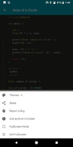 C Programming - عکس برنامه موبایلی اندروید
