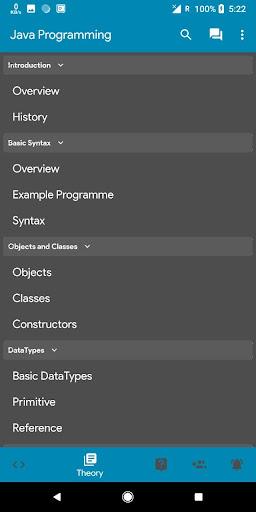 Java Programming - عکس برنامه موبایلی اندروید