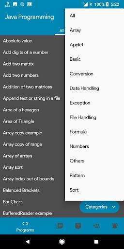 Java Programming - Image screenshot of android app