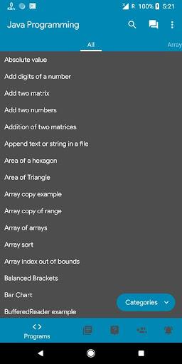 Java Programming - Image screenshot of android app