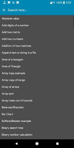 Java Programming - عکس برنامه موبایلی اندروید