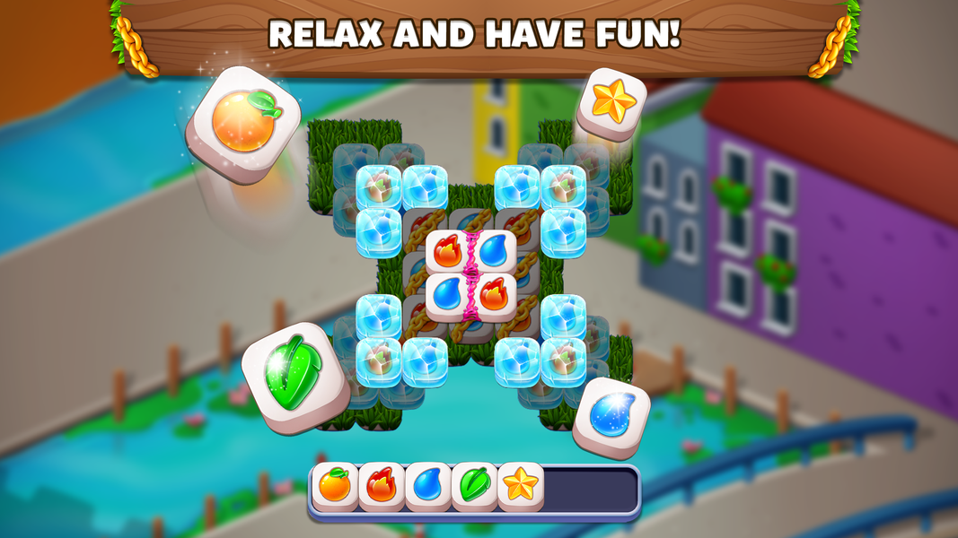 Tile Busters: Match 3 Tiles - Gameplay image of android game