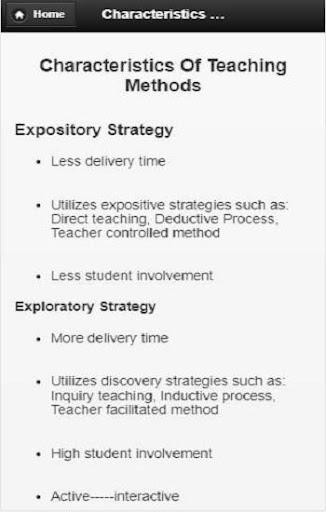 General Methods of Teaching - عکس برنامه موبایلی اندروید