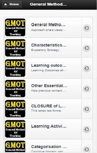 General Methods of Teaching - عکس برنامه موبایلی اندروید