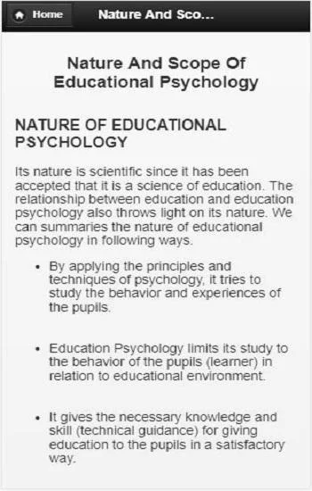 Psychology of education - عکس برنامه موبایلی اندروید