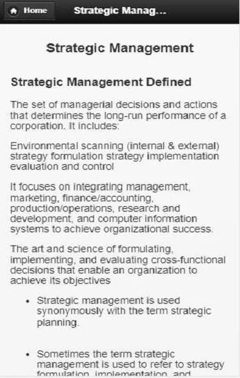 Strategic management - عکس برنامه موبایلی اندروید